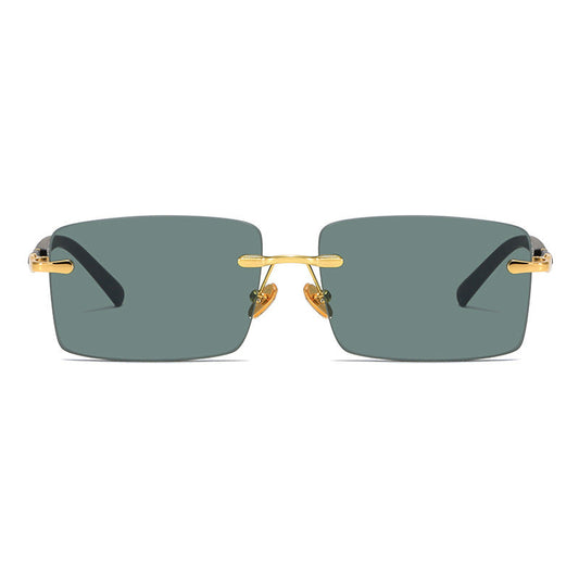 Rimless Crystal Sunglasses – Lightweight & Trendy
