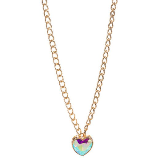 Heart Stone Pendant Necklace