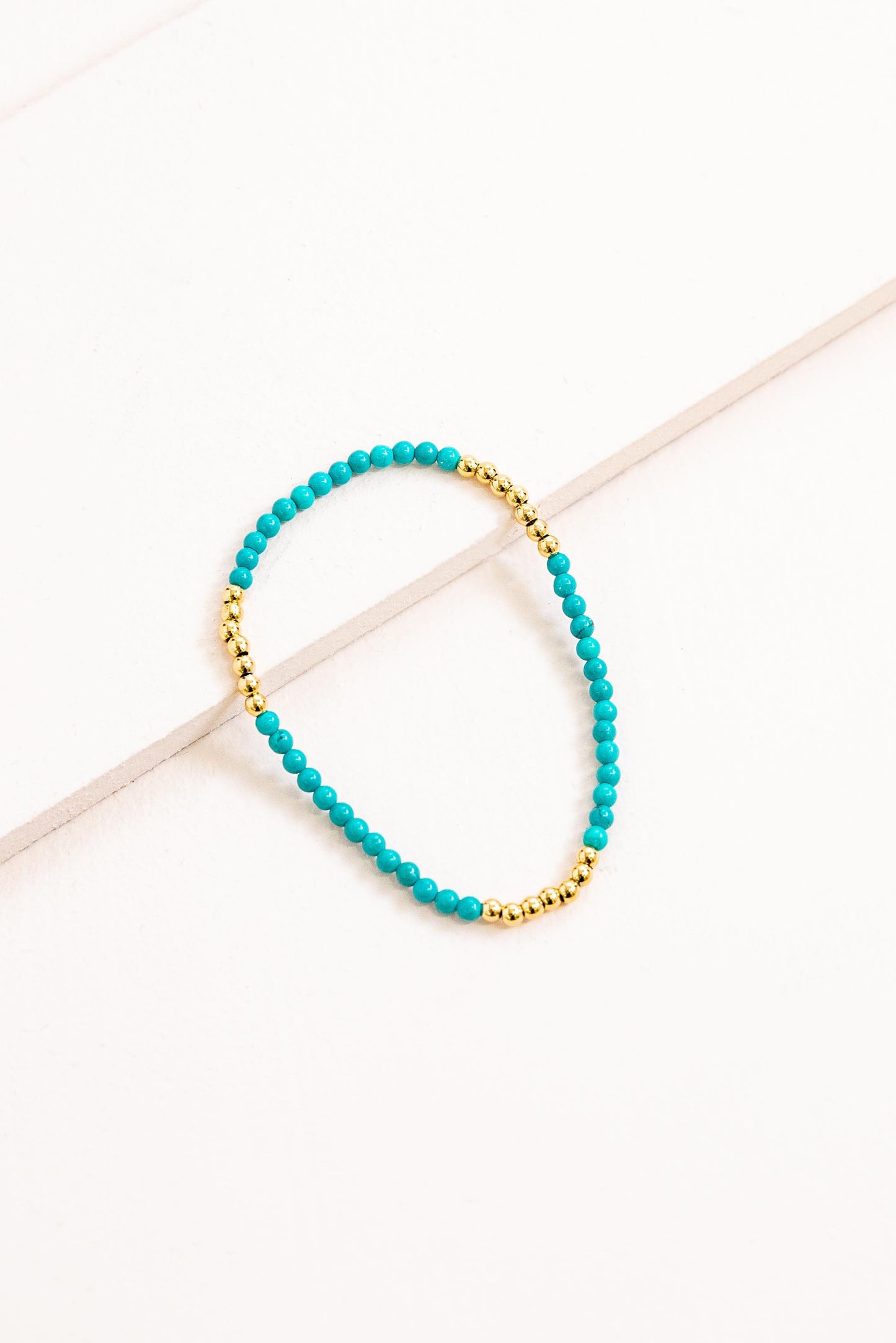 Awaken Bead Bracelet | Turquoise (14K)