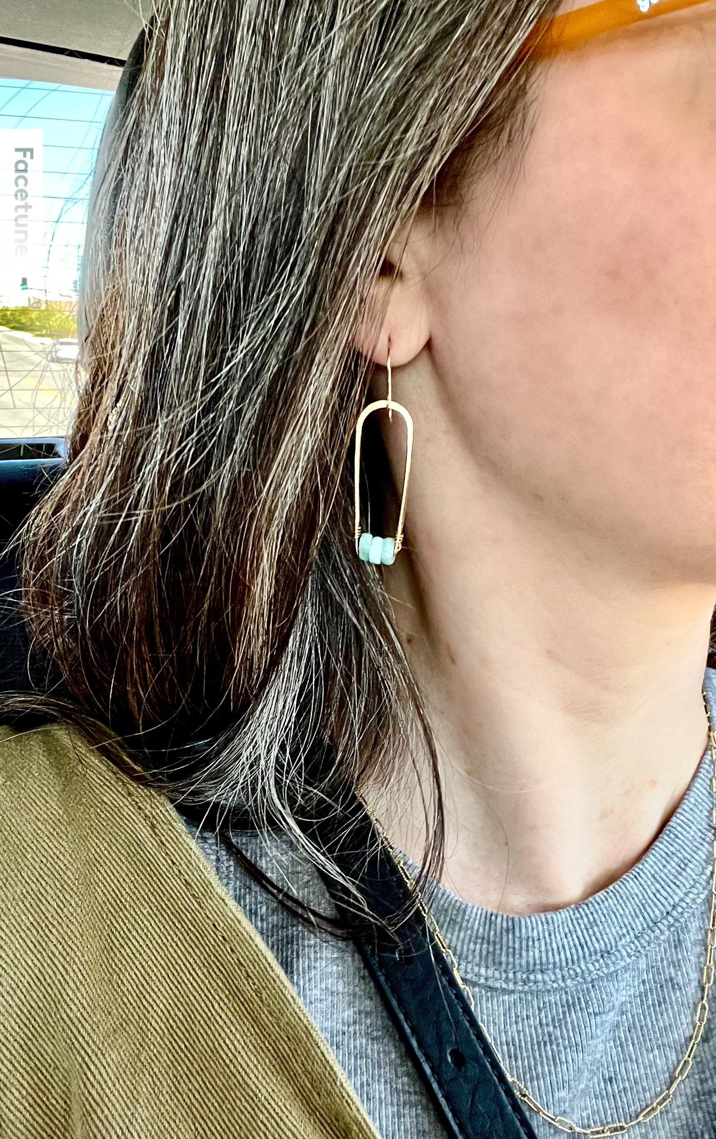 Parachute Hoops - Larimar