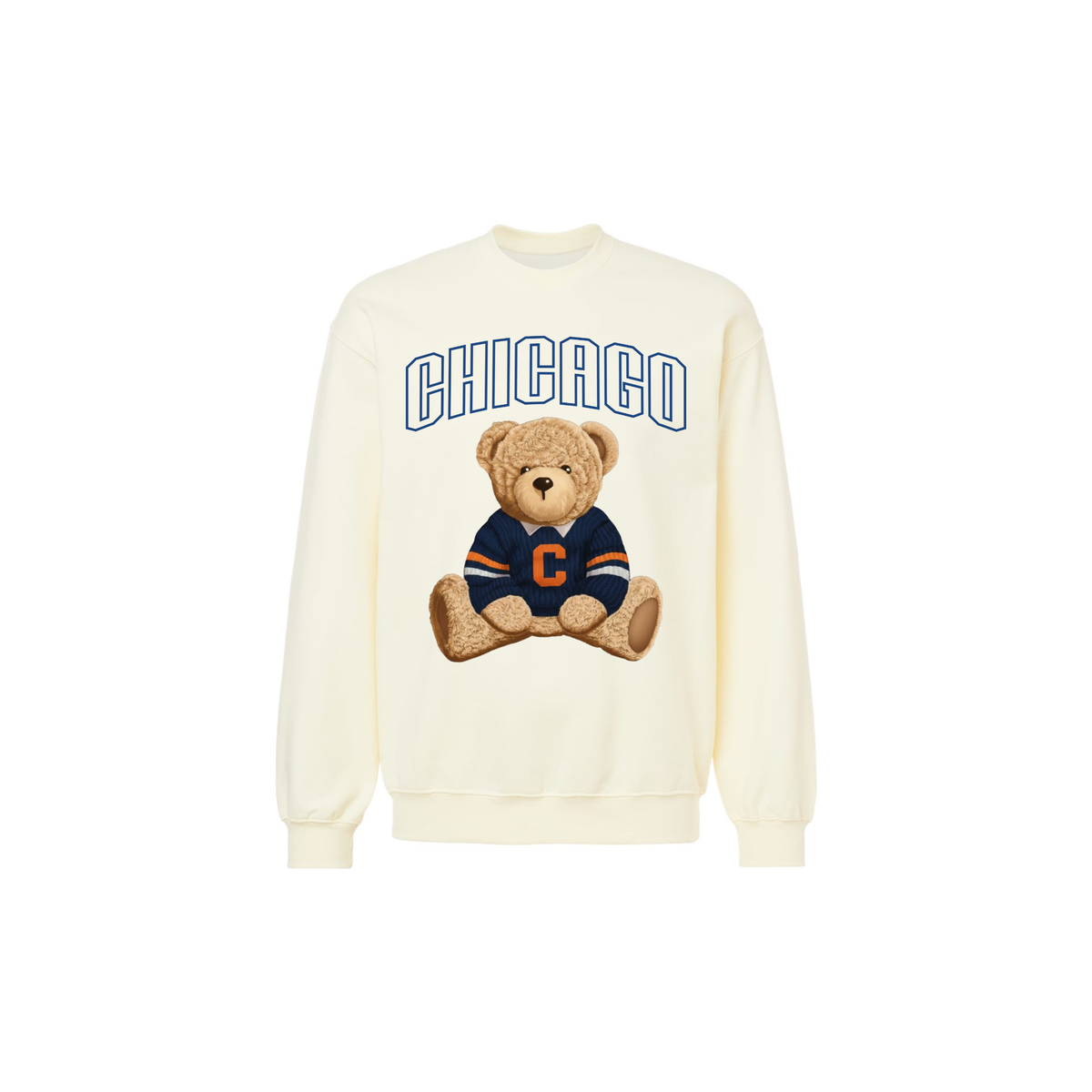 Chicago Vintage Teddy Bear Sweatshirt | Retro Football Crewneck