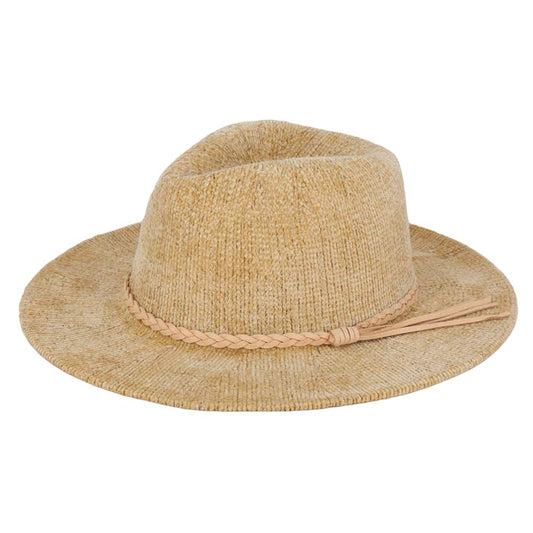 Solid Knit Panama Hat