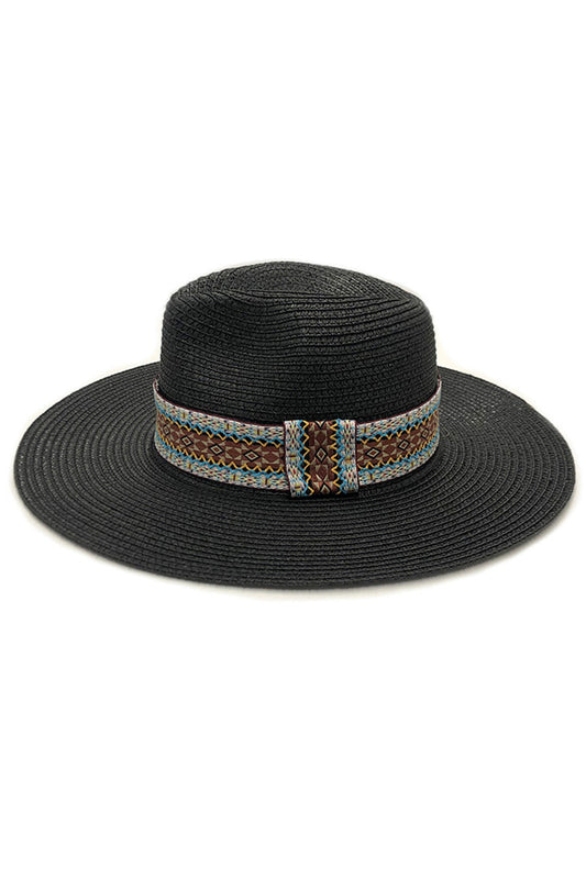Aztec Band Panama Hat
