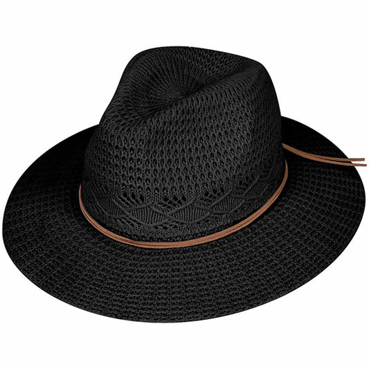 C.C Women's Cotton Knitted Panama Hat Sun