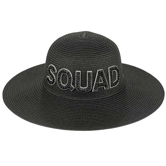 C.C Bride & Squad Pearls Wide Brim Sun Hat