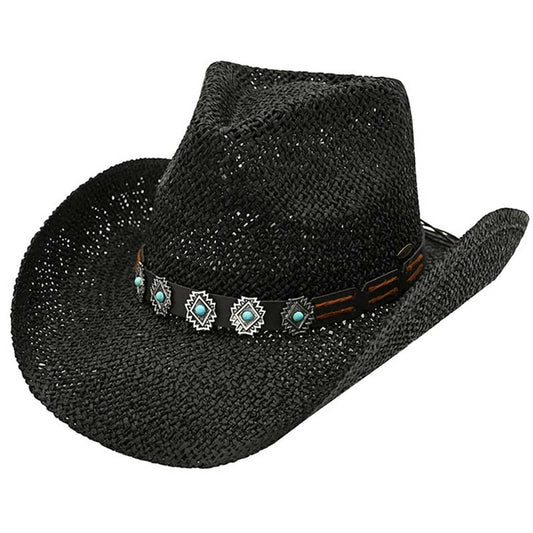 C.C Turquoise Charm Trim Cowboy Hat