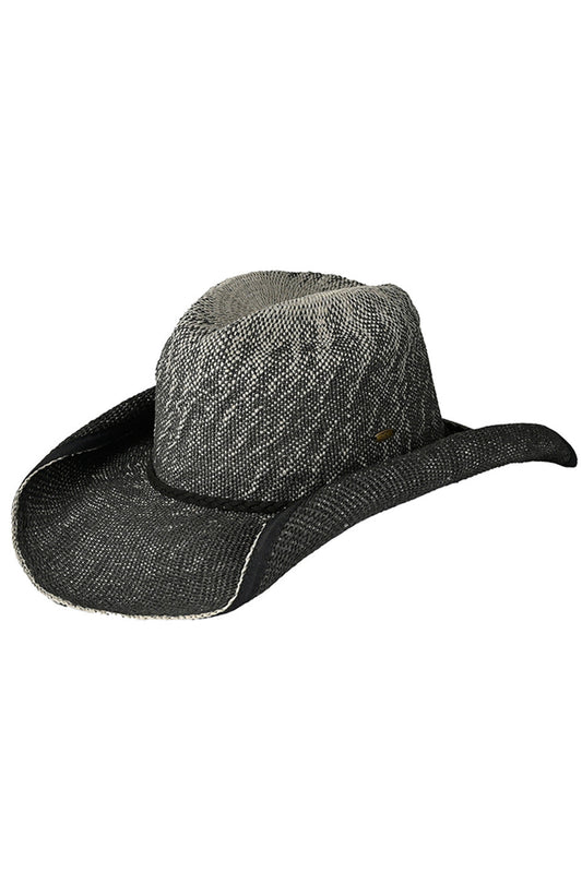C.C Ombre Rolled Up Edge Cowboy Hat