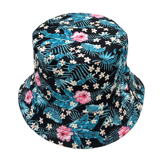 Flower Leaf Reversible Bucket Hat