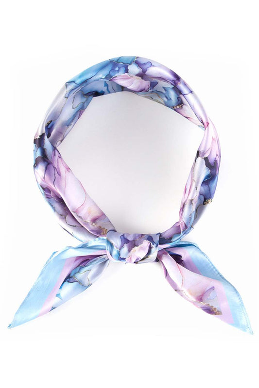 Floral Pattern Print Bandana Light Weight Scarf