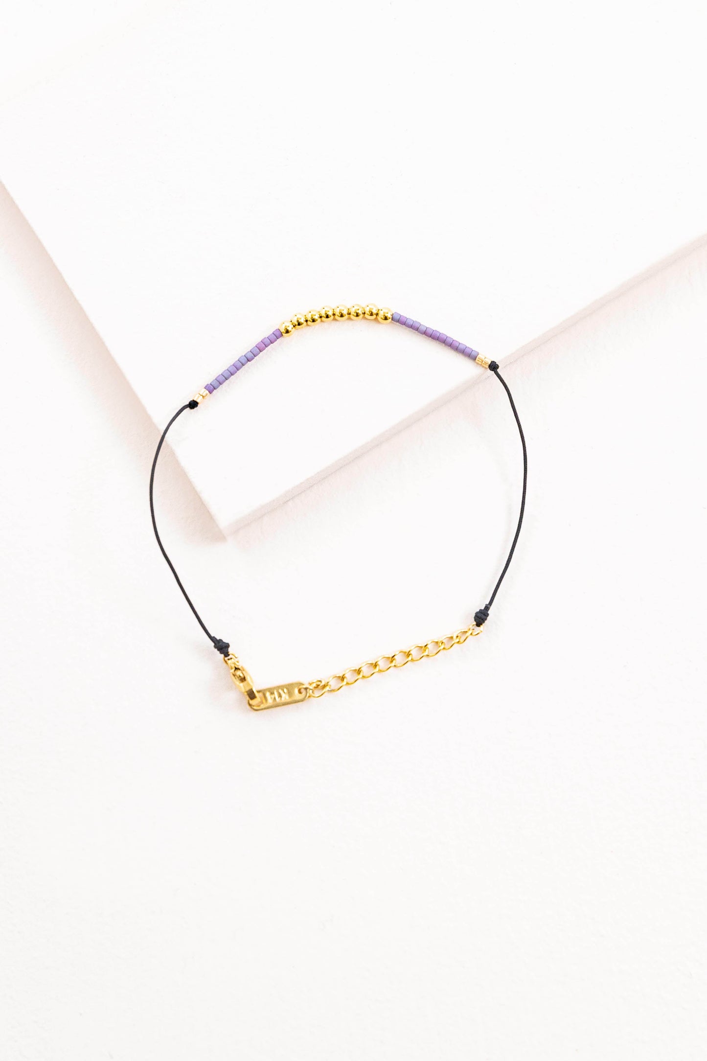 Brinn Bead Cord Bracelet (14K)