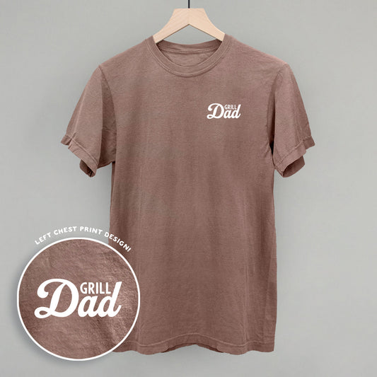 Grill Dad (White) (Left Chest)