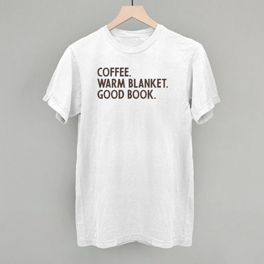 Coffee Warm Blanket Good Book