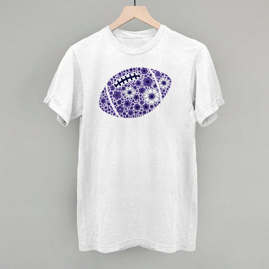 Floral Football Purple