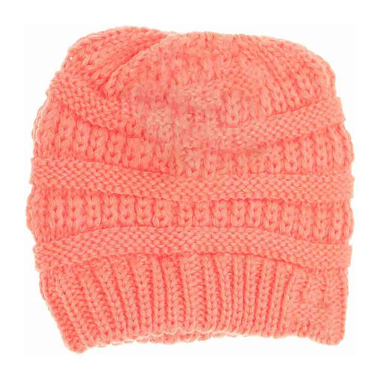 Kids Solid Classic C.C Beanie Tail