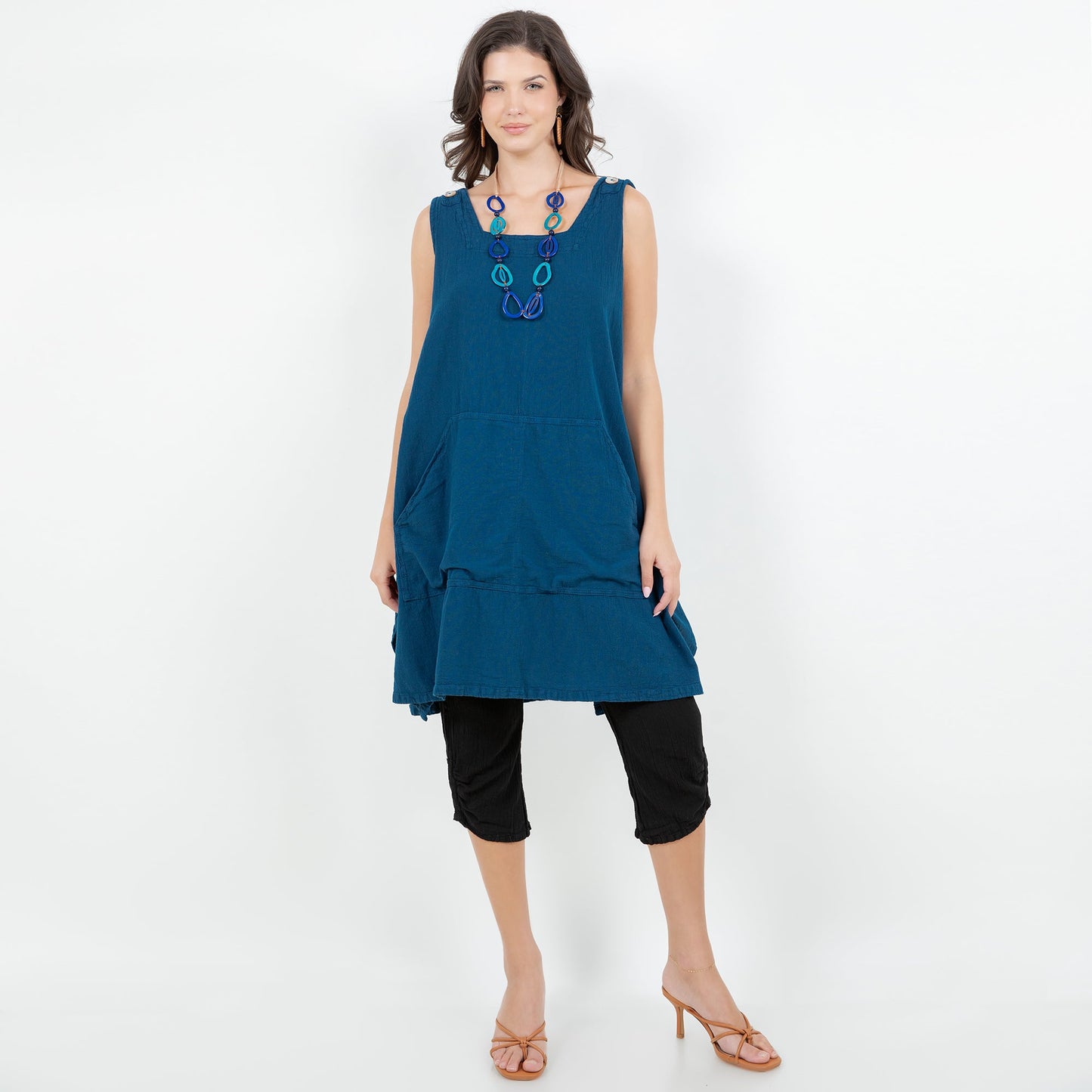 Zizi Tunic with Pocket! 100% Cotton Gauze
