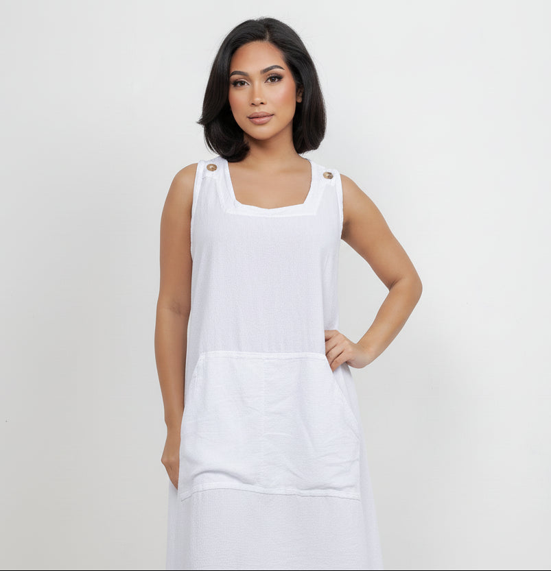 Zizi Tunic with Pocket! 100% Cotton Gauze