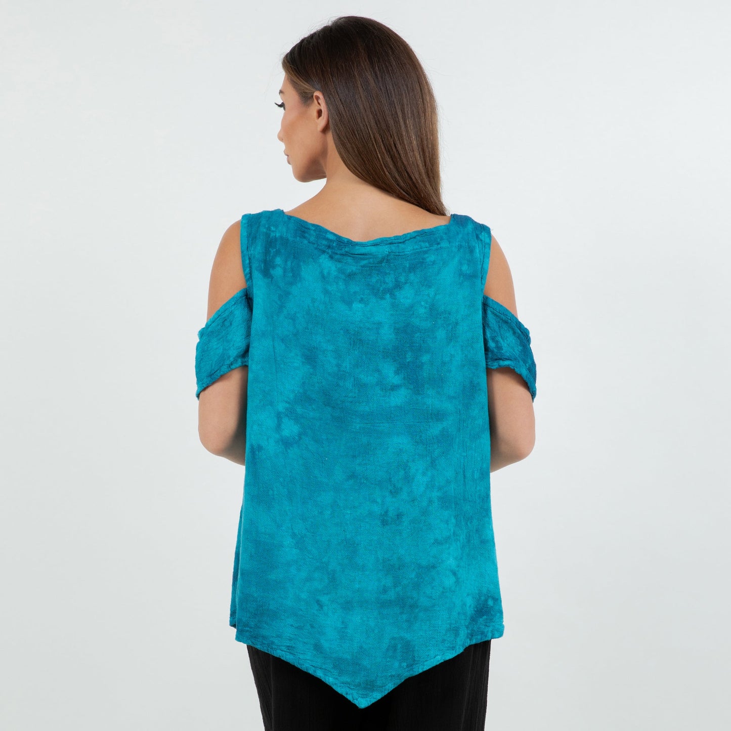 Mylie Cold Shoulder Top 100% Cotton Gauze