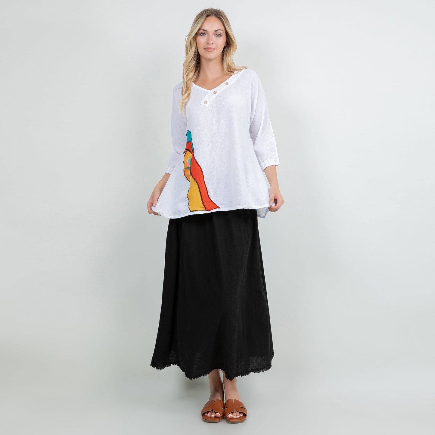 Fern Skirt 100% Cotton Gauze One Size