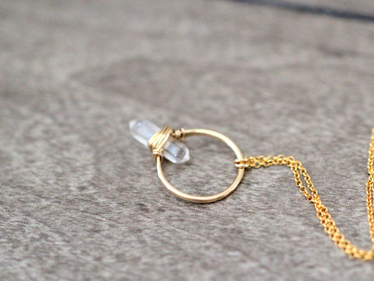 Crest Necklace - Crystal Quartz