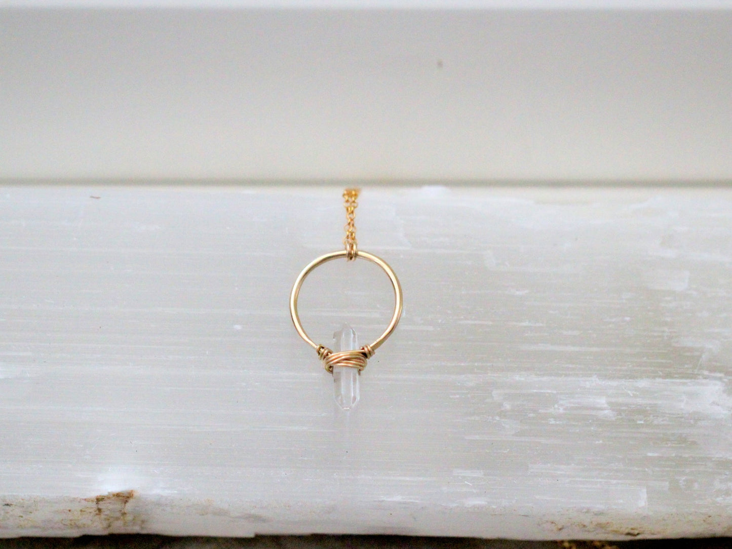 Crest Necklace - Crystal Quartz
