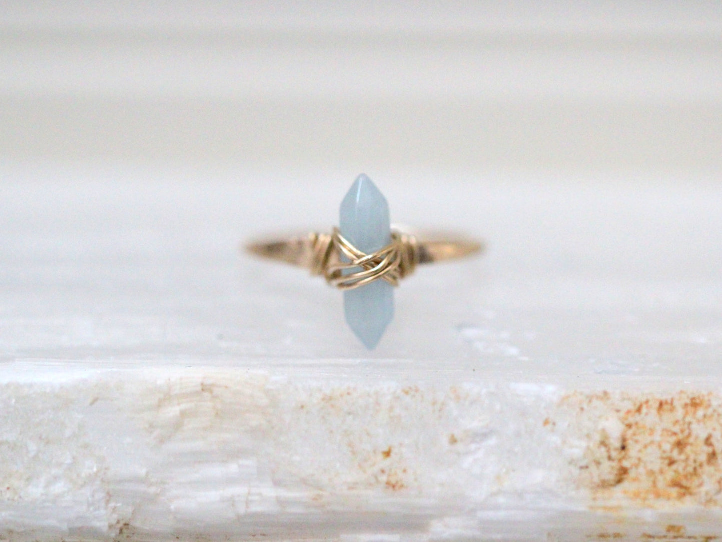 Crest Ring - Aquamarine