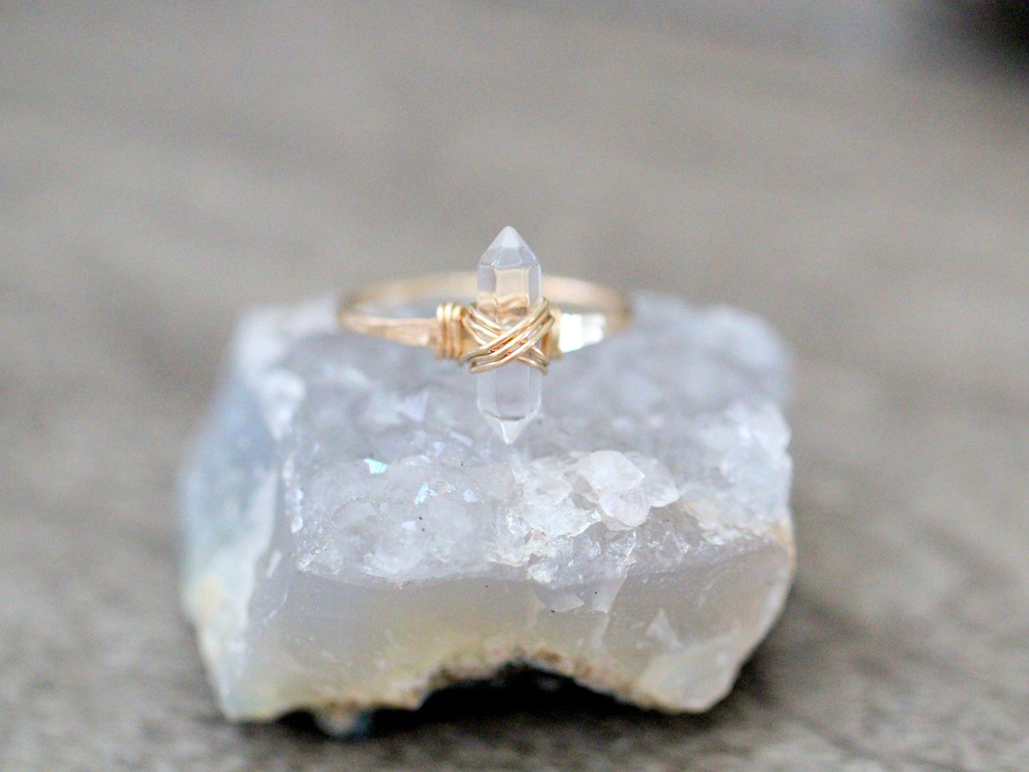 Crest Ring - Crystal Quartz