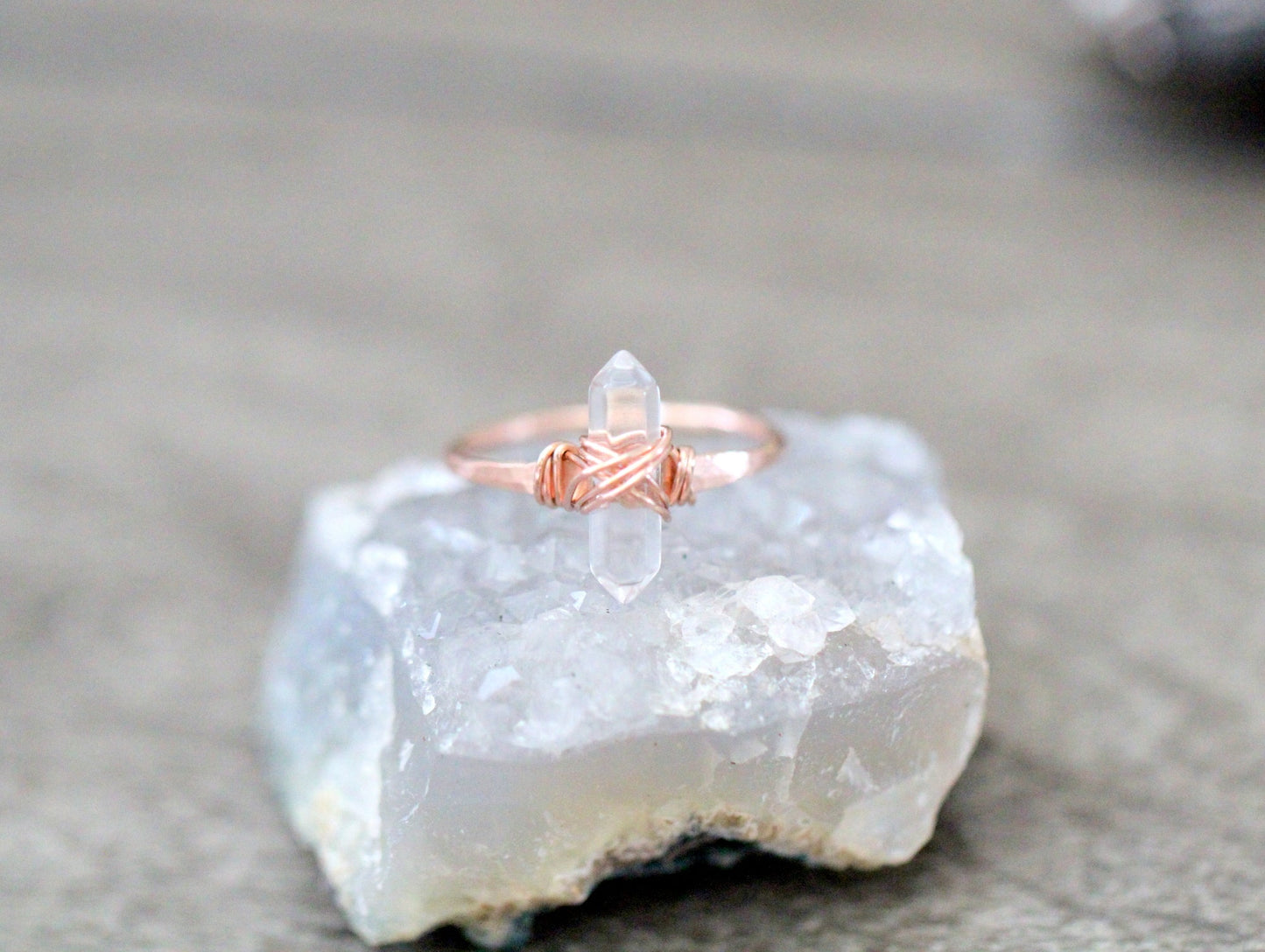 Crest Ring - Crystal Quartz