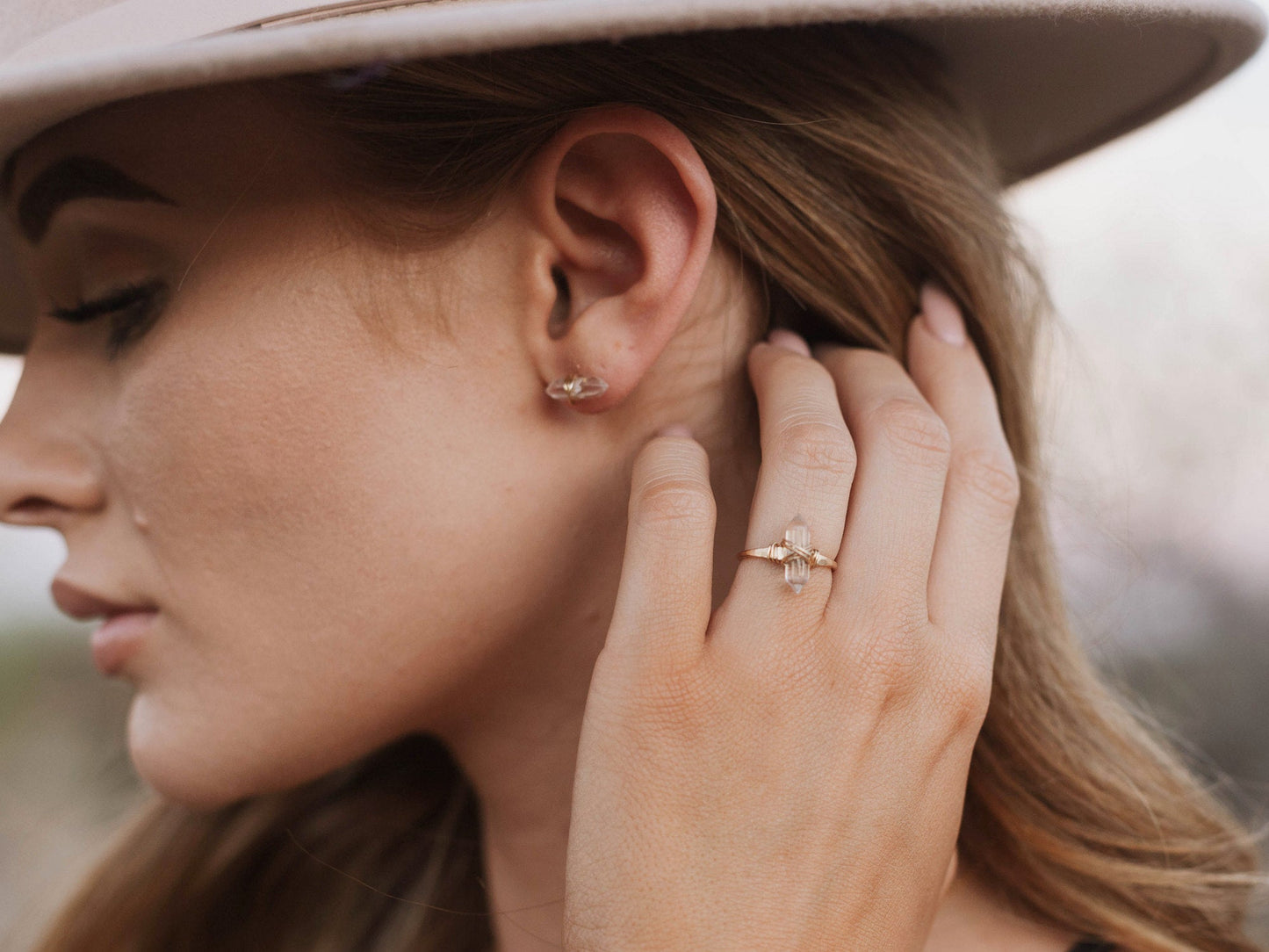Crest Ring - Crystal Quartz