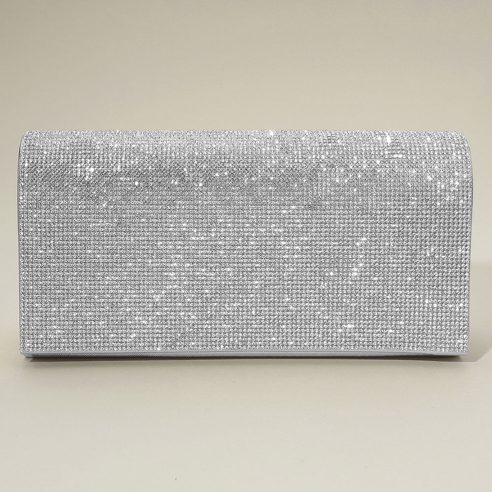 Bling Studded Evening Clutch Bag / Crossbody Bag