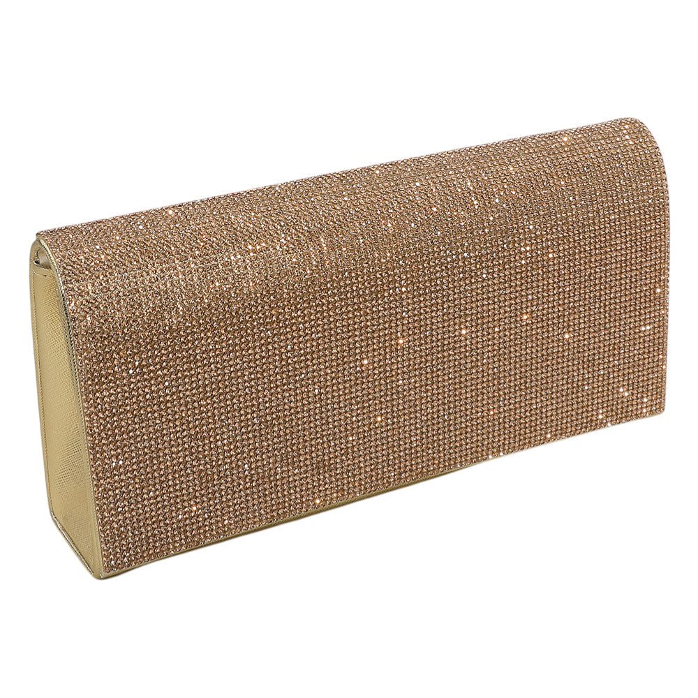 Bling Studded Evening Clutch Bag / Crossbody Bag