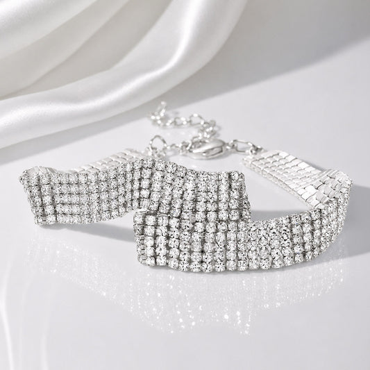 CZ Stone Pave Evening Bracelet