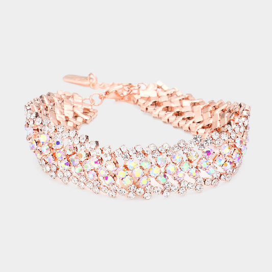 Bubble Stone Evening Bracelet