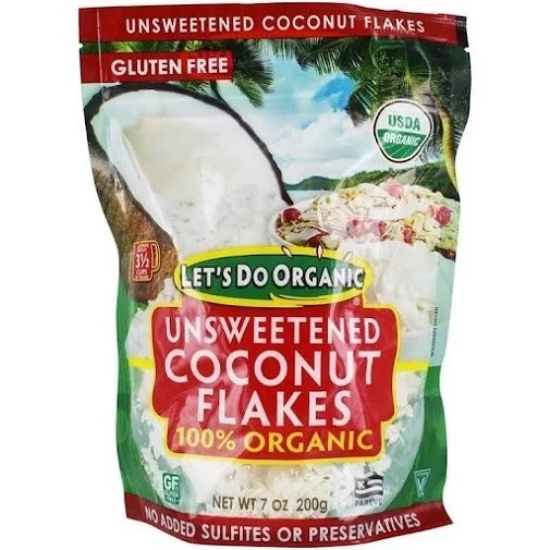 Edward & Sons Trading Co 100% Organic Coconut Flakes, 7 oz
