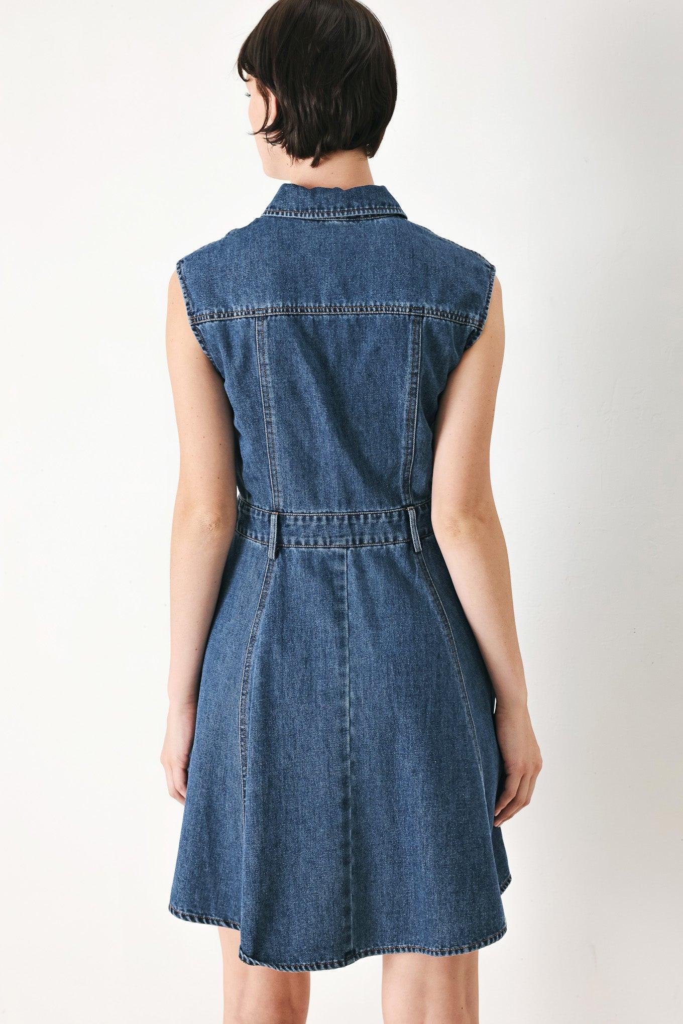 CASUAL GLAM DENIM MINI DRESS – Modern Emporium
