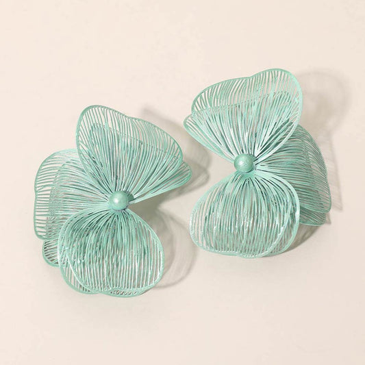 Triple Cutout Petal Earrings