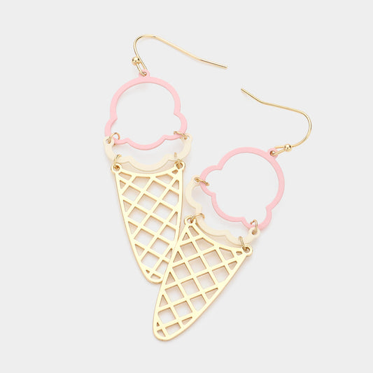 Ice Cream Dangle Earrings