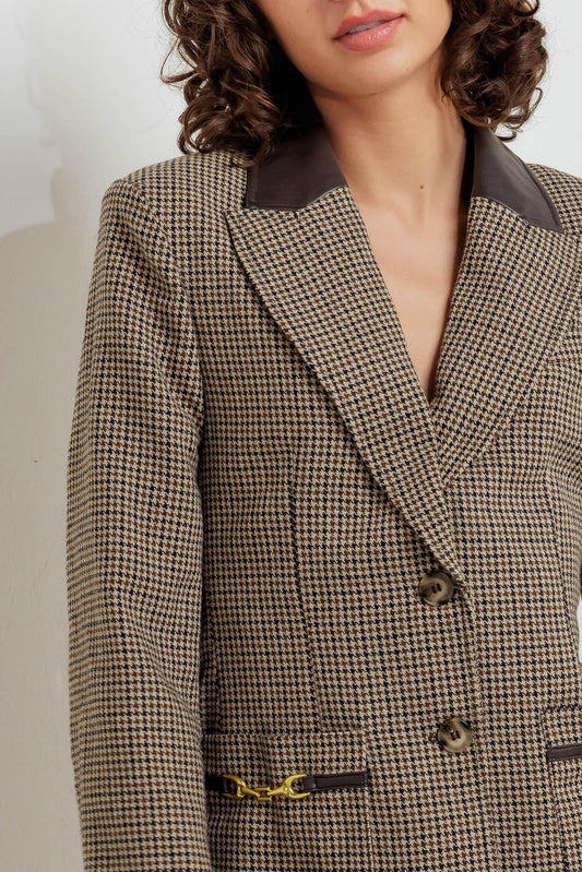 PREPPY EDGE WOVEN JACKET