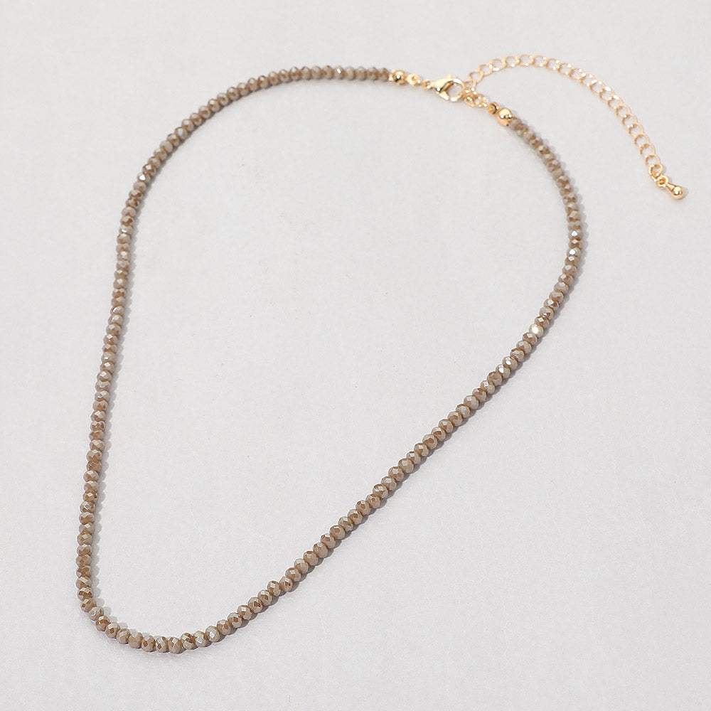 Faceted Beaded Necklace