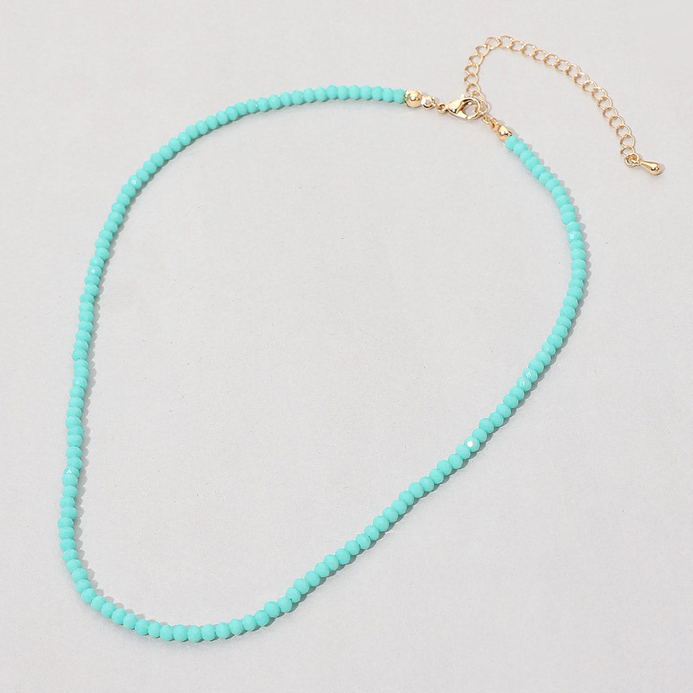 Faceted Beaded Necklace