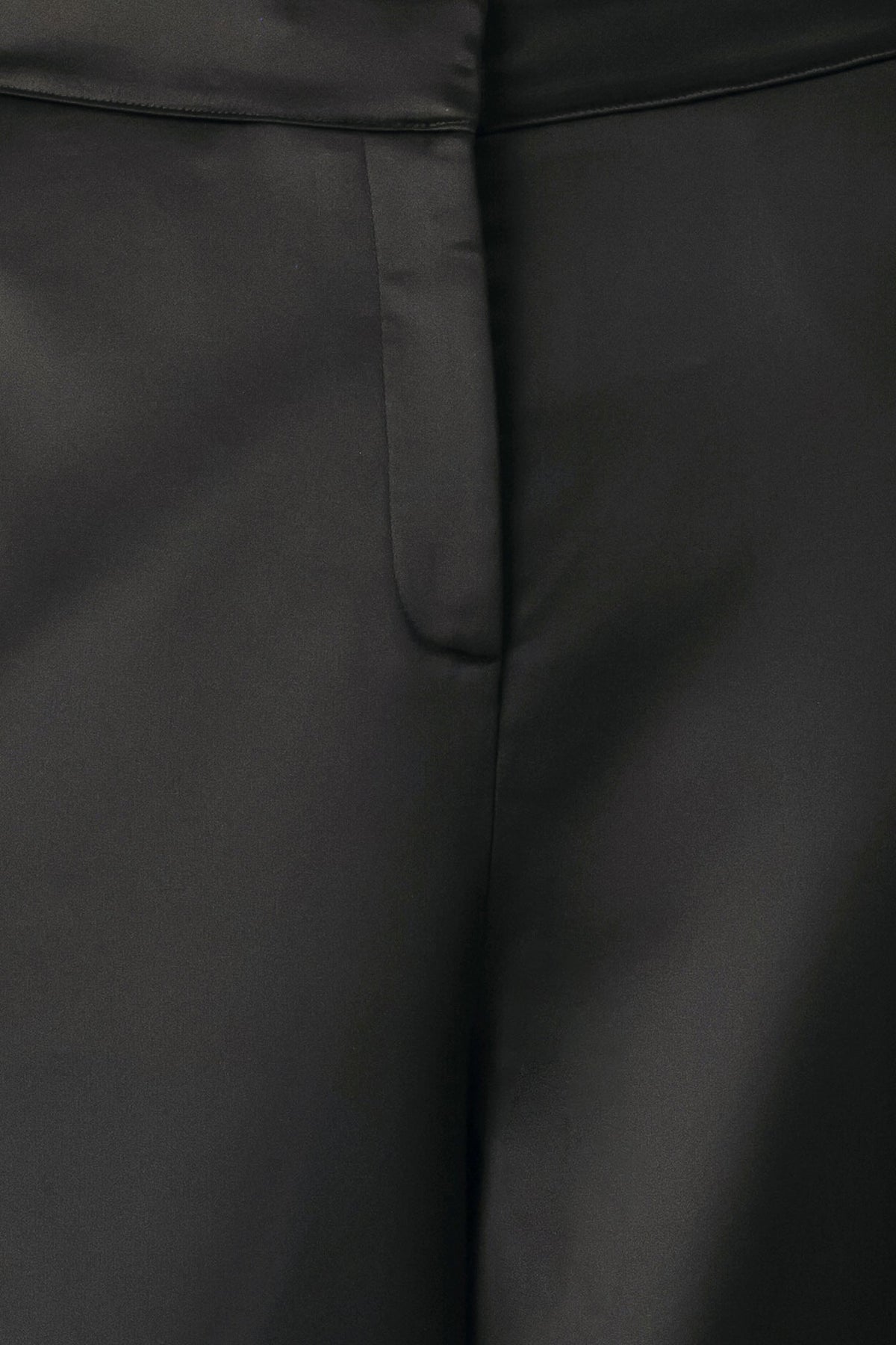MODERN NOIR BLACK/BURGUNDY WIDE-LEG PANTS