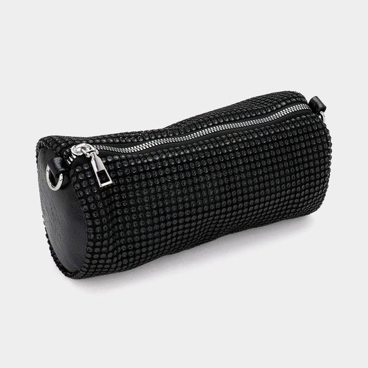 Bling Studded Round Mini Crossbody Bag