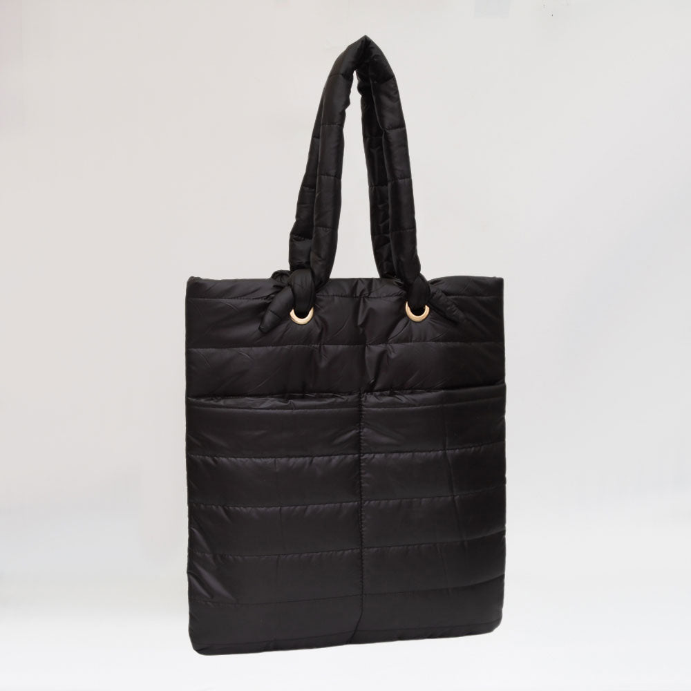 Soft Padded Quilted Tote Bag