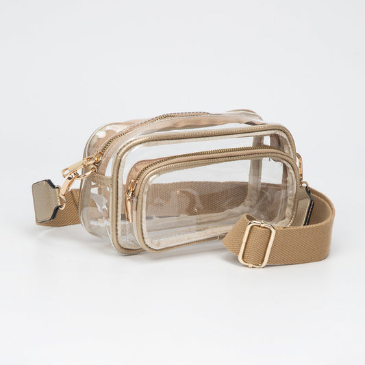 Transparent Rectangular Crossbody Bag