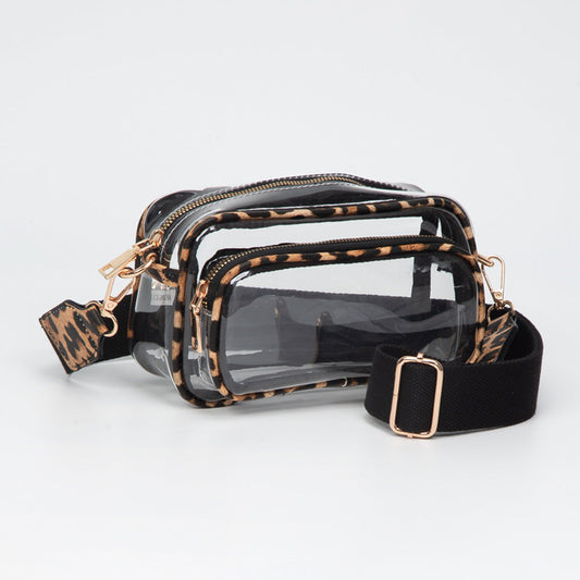 Transparent Rectangular Crossbody Bag