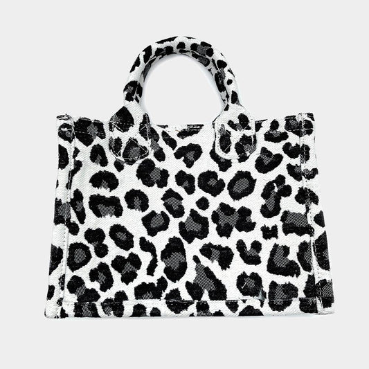 Leopard Patterned Mini Tote Bag