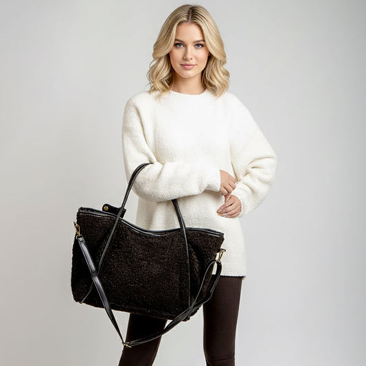 Sherpa Plain Shoulder Bag