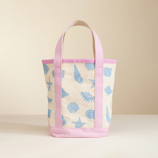 Seashell Starfish Pattern Tote Bag