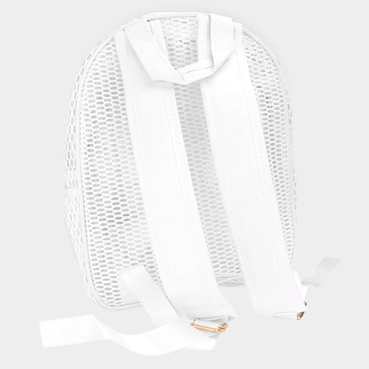 Mesh Transparent Backpack Bag
