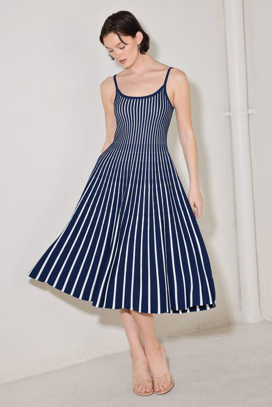 BOARDWALK BEAUTY SWEATER MIDI DRESS