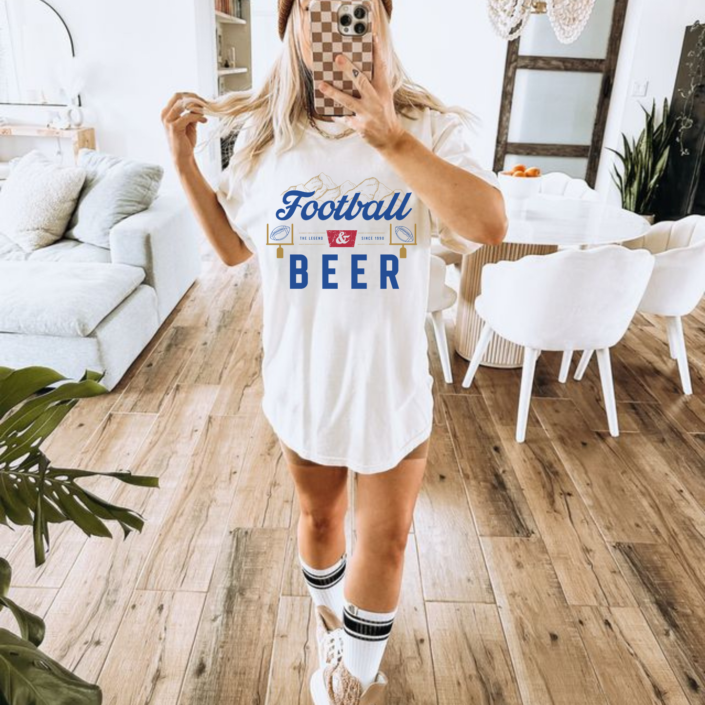 Football + Beer T Shirt